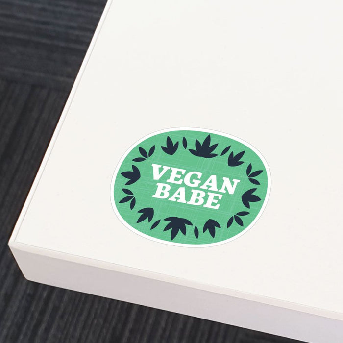 Vegan Girl Sticker Decal