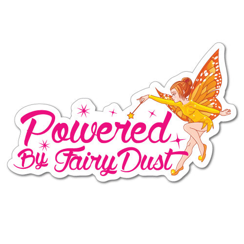 Powered By Fairy Dust Junior Ride On Kid Car Toy Sticker