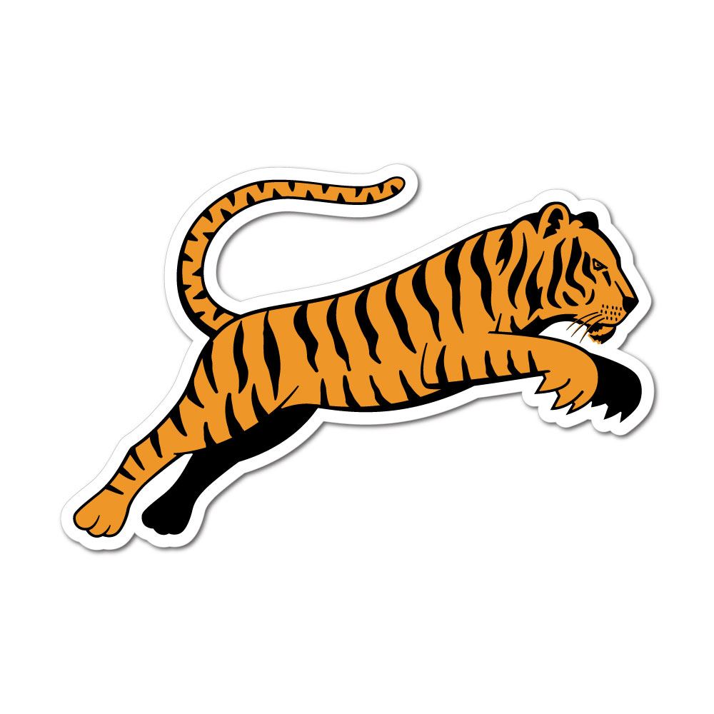 Vintage Tiger Sticker Decal | Animal Stickers - Sticker Collective
