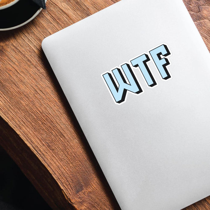 Wuff Sticker Wtf Sticker Decal | Funny Stickers - Sticker Collective