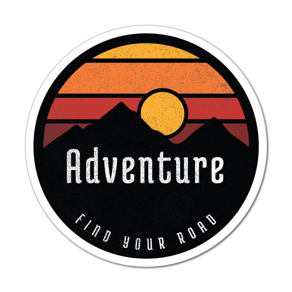 Find Your Road Adventure Sticker Decal | Adventure Stickers - Sticker ...