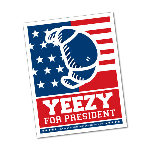 Mr. West For President Sticker