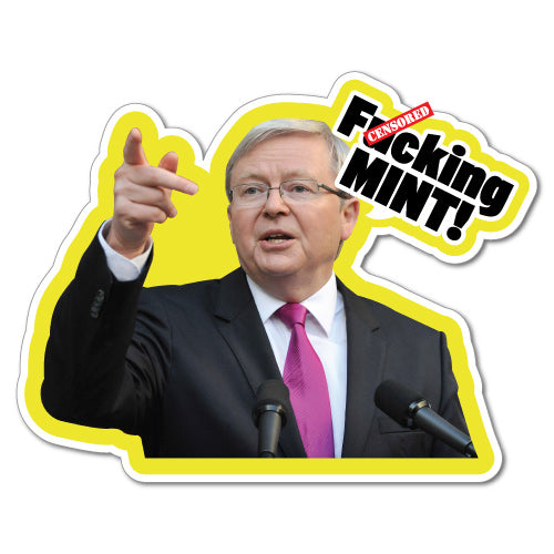 Fcking Mint Prime Minister Pop Art Politician Sticker