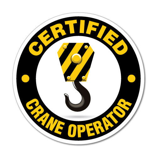 Certified Crane Operator Whs Ohs Sticker