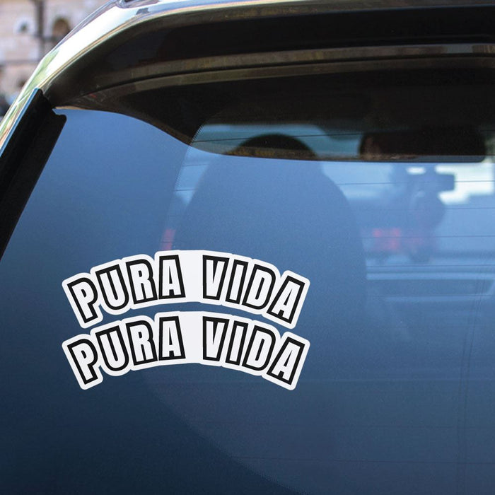 Pura Vida Costa Rica X2 Sticker Decal