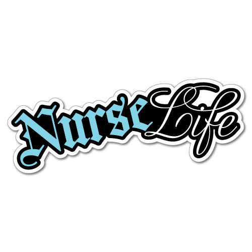 Nurse Life Girl Sticker