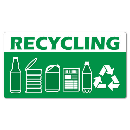 Recycling Garbage Rubbish Bin Sticker