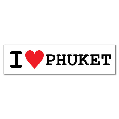 I Heart Phuket Thailand Sticker