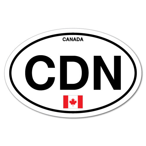 Cdn Canada Country Code Oval