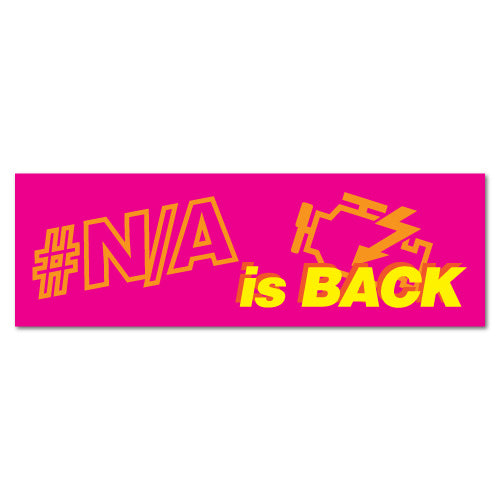 Na Is Back Pink Jdm Sticker