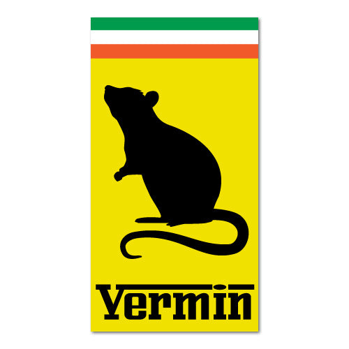 Vermin Rat Car Funny Sticker
