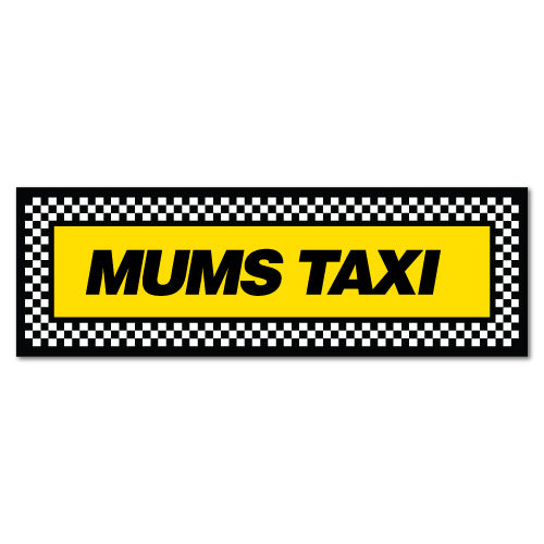 Mums Taxi Sticker