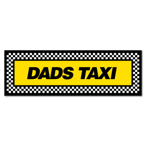 Dads Taxi Sticker
