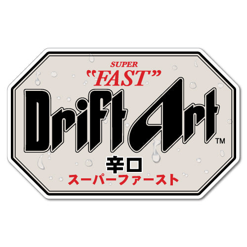 Drift Art Super Fast Japan Beer Label Funny Jdm Sticker