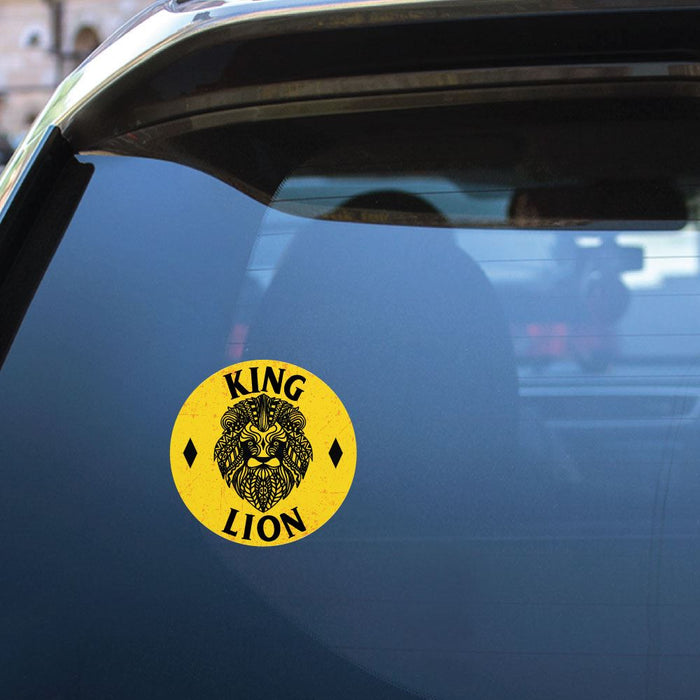 King Line Sticker King Lion Sticker Decal | Pop Art Stickers - Sticker Collective