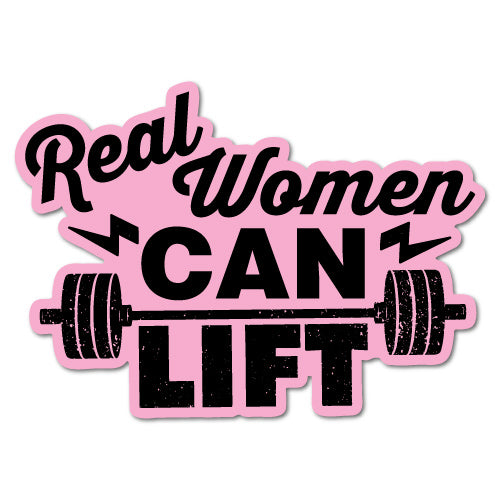 Real Women Can Lift Fitness Sticker