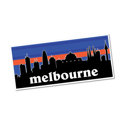 Melbourne Skyline Australia Sticker