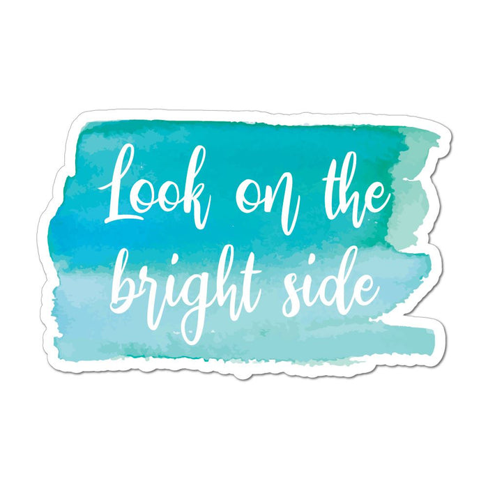 Look On The Bright Side Laptop Car Sticker Decal