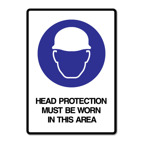 Head Protection Sticker