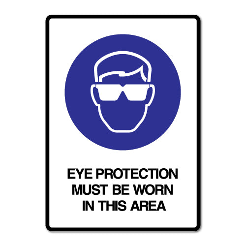 Eye Protection Sticker