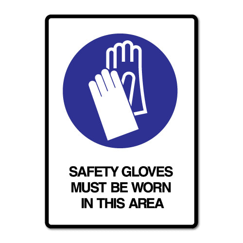 Safety Gloves Sticker