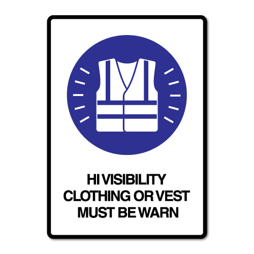 Hi Visibility Clothing Sticker