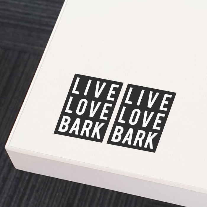 2X Love Bark Sticker Decal