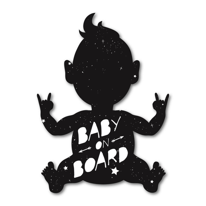 Trendy Tattoo Baby On Board Sticker