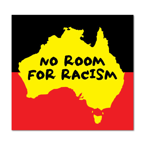 No Room For Racism Sticker
