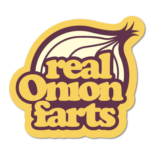 Real Onion Farts Sticker
