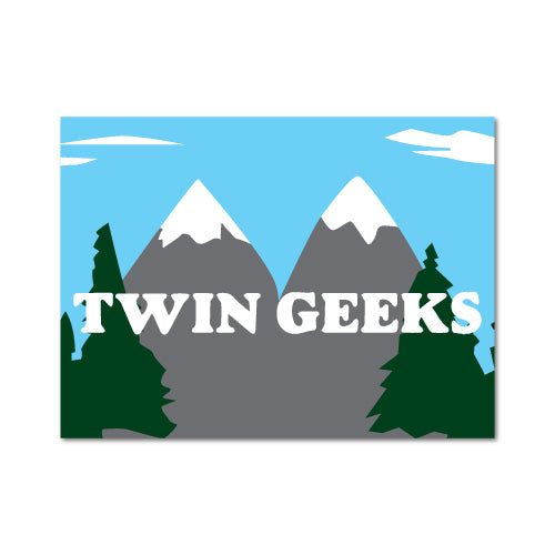 Twin Geeks Sticker