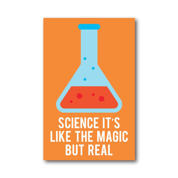 Science Is The Magic Sticker Decal