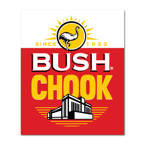 Export Bush Can Sticker