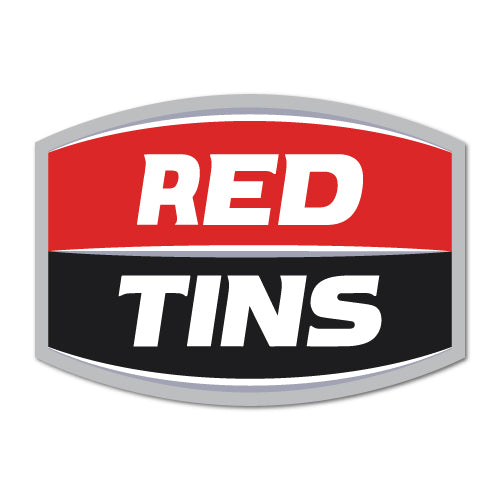 Red Tins Sticker