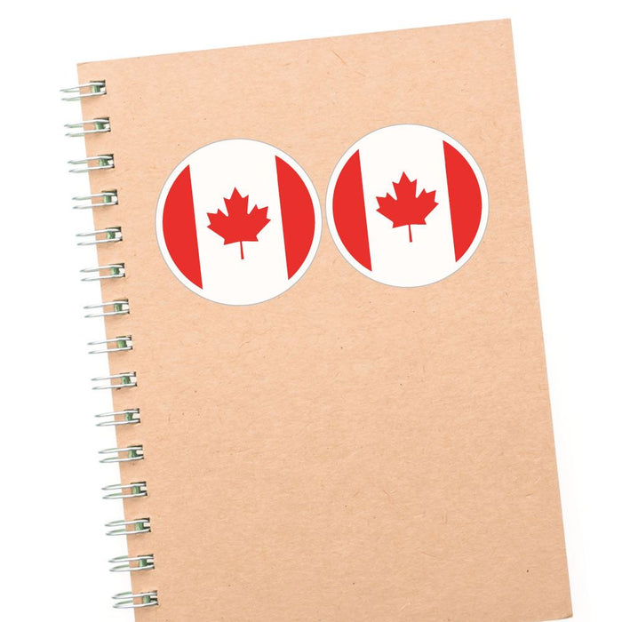 Canada Flag X2 Sticker Decal