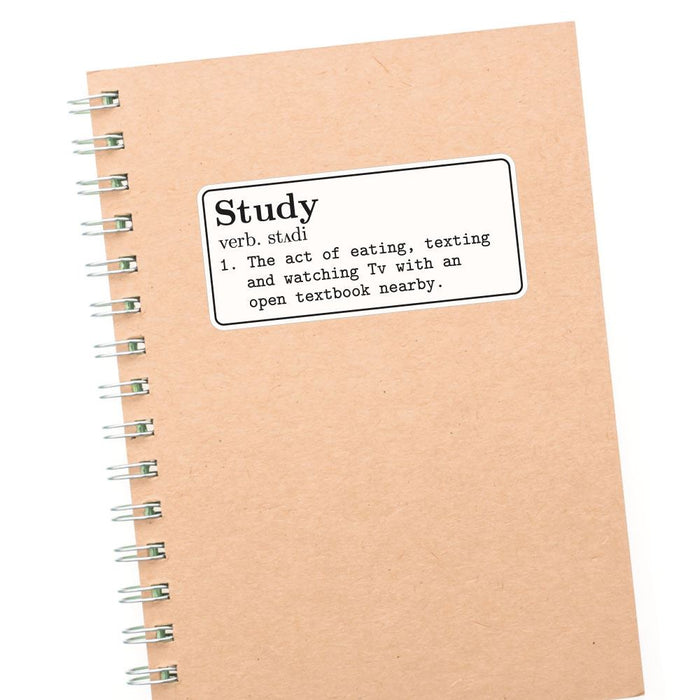 Study Sticker Decal