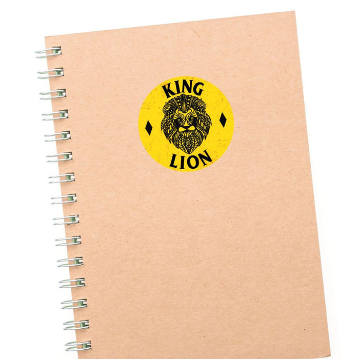 King Line Sticker King Lion Sticker Decal | Pop Art Stickers - Sticker Collective