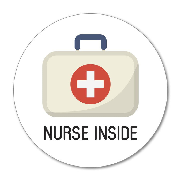 Nurse Inside Sticker Decal