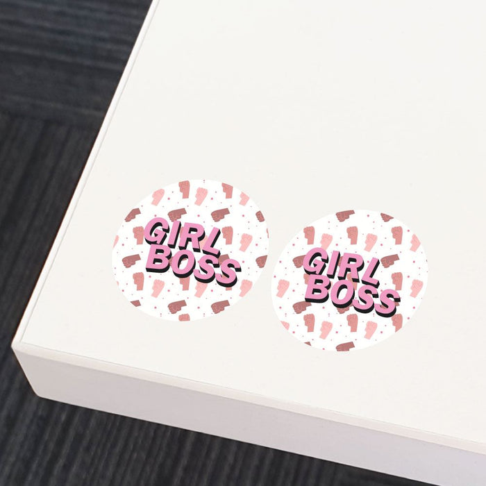 2X Independent Boss Woman Sticker Decal