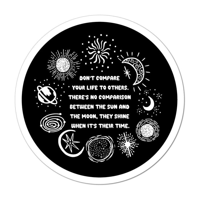 The Sun And The Moon Car Sticker Decal
