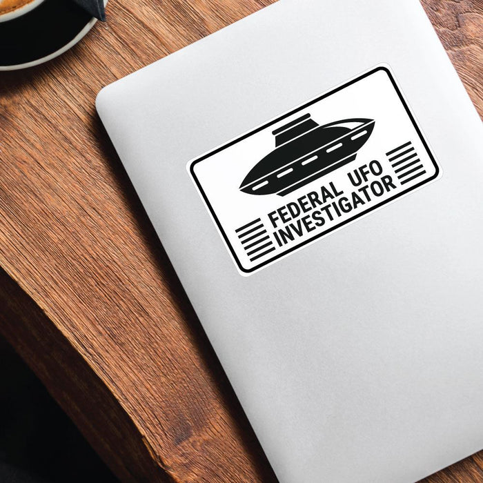 Federal Ufo Investigator Sticker Decal