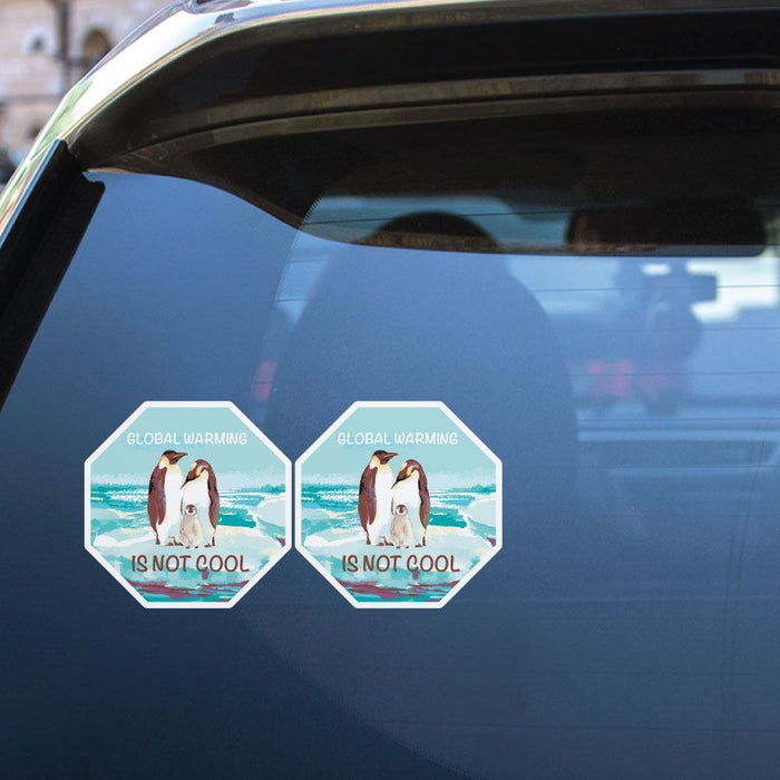 2X Global Warming Is Not Cool Sticker Decal | Environment Stickers ...