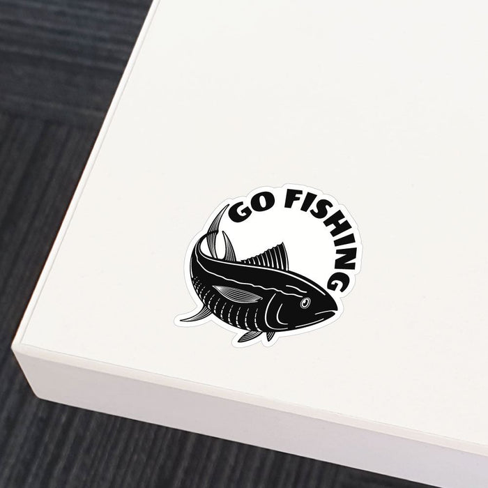 Lets Go Fishing Sticker Decal