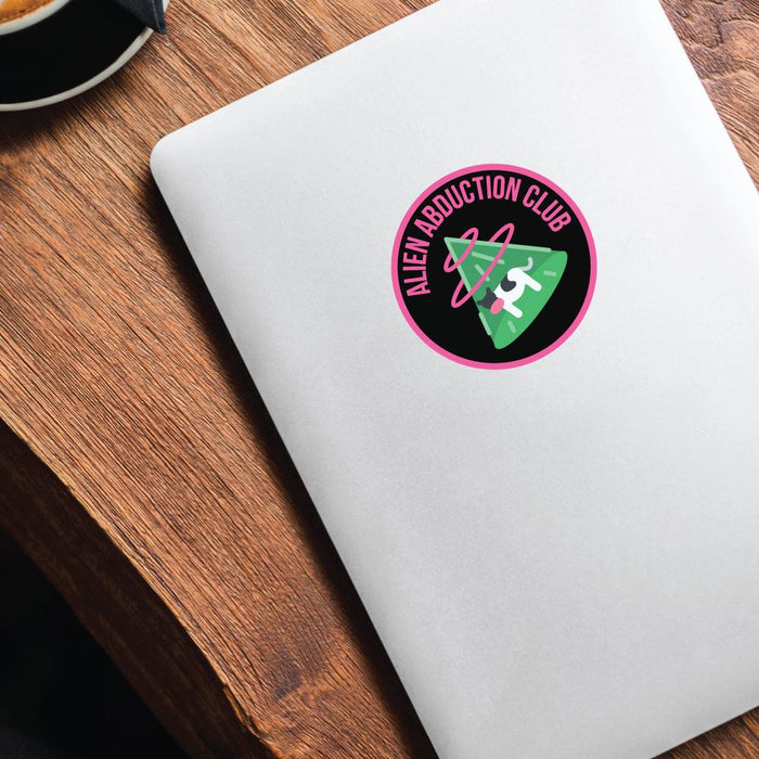 Alien Abduction Club Sticker Decal