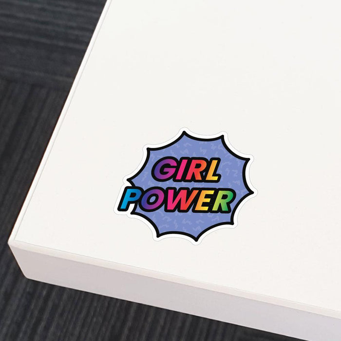 Girl Power Computer Sticker Girl Power Sticker Decal | Feminist Stickers - Sticker Collective