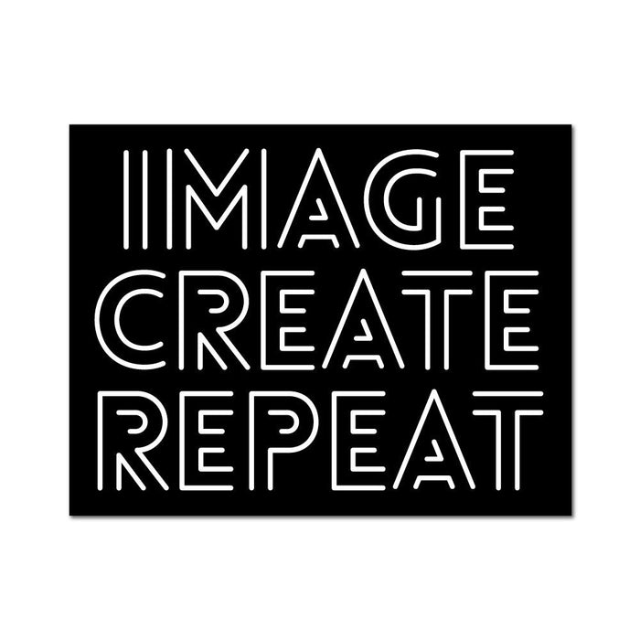 Image Create Repeat  Sticker Decal