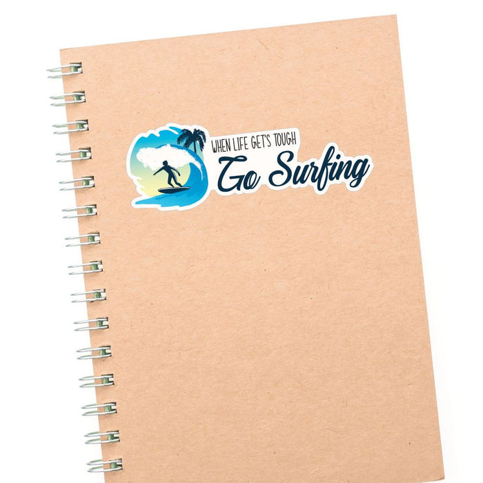 Go Surfing Sticker Decal