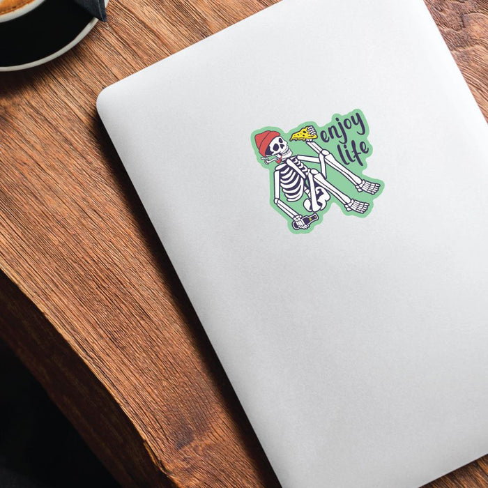 Skeleton Enjoy Life Sticker Decal