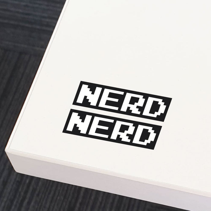 2X Nerd Sticker Decal | Geek Stickers - Sticker Collective