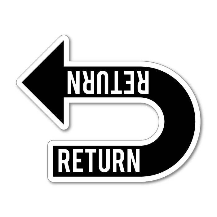 Return Recycle Sticker Decal